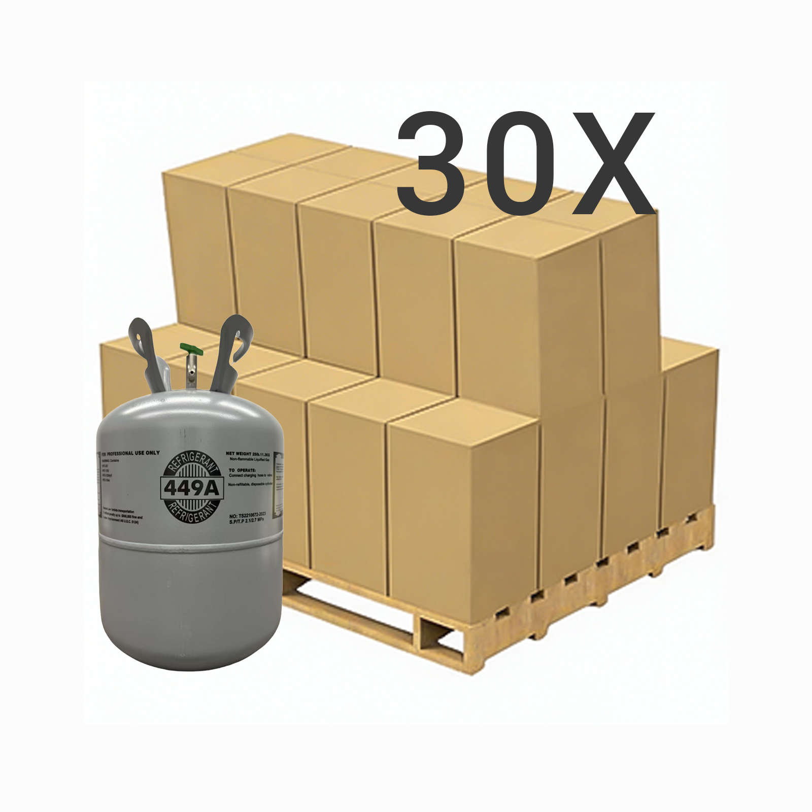 25LB R449A (R-449A) Refrigerant Gas