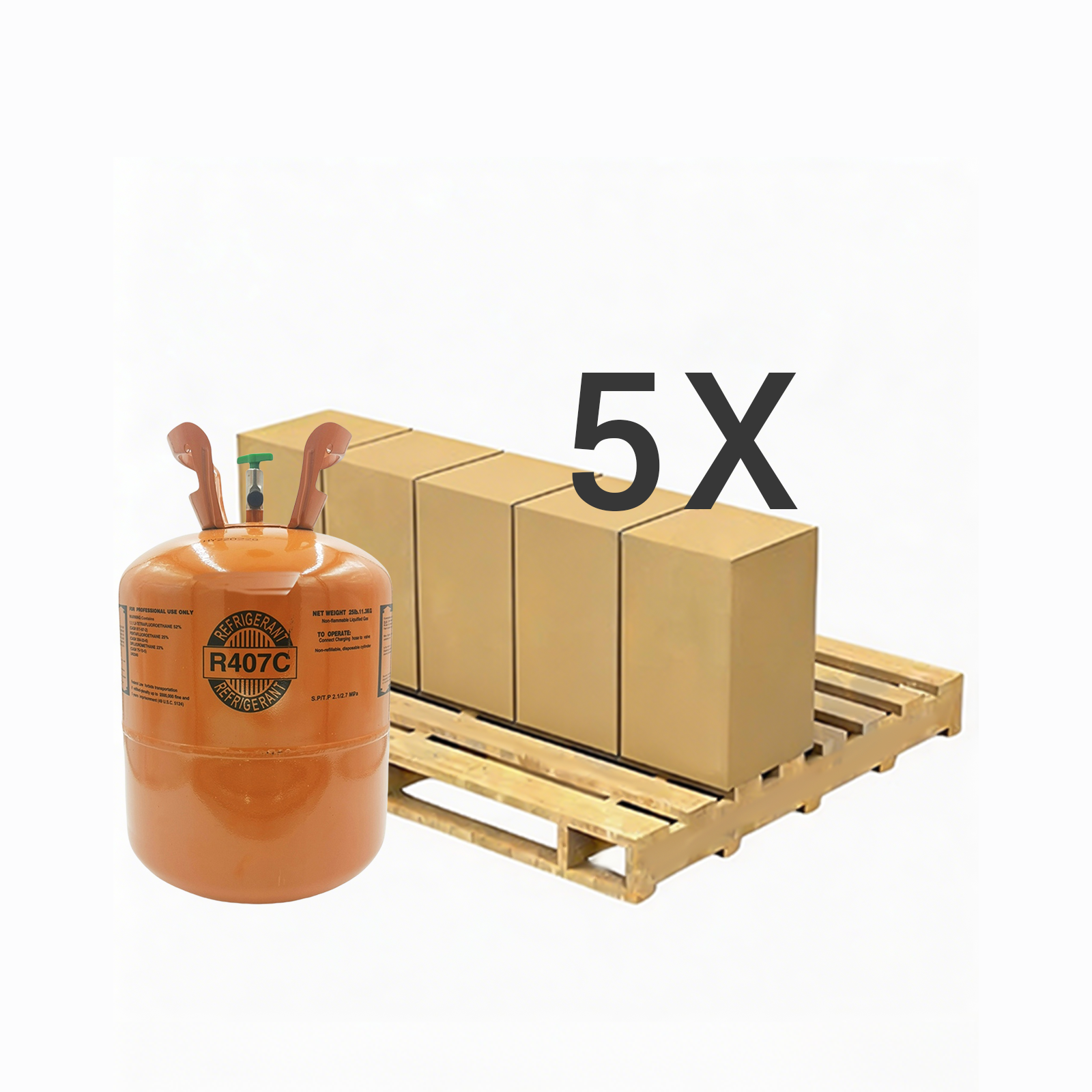 25LB R407C (R-407C) Refrigerant Gas